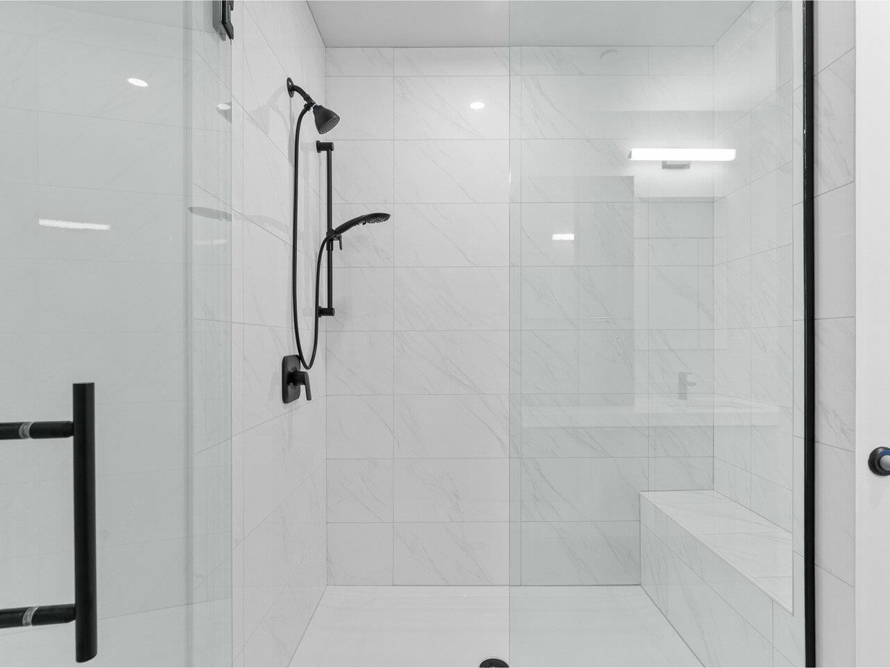 Beautiful enclosed shower