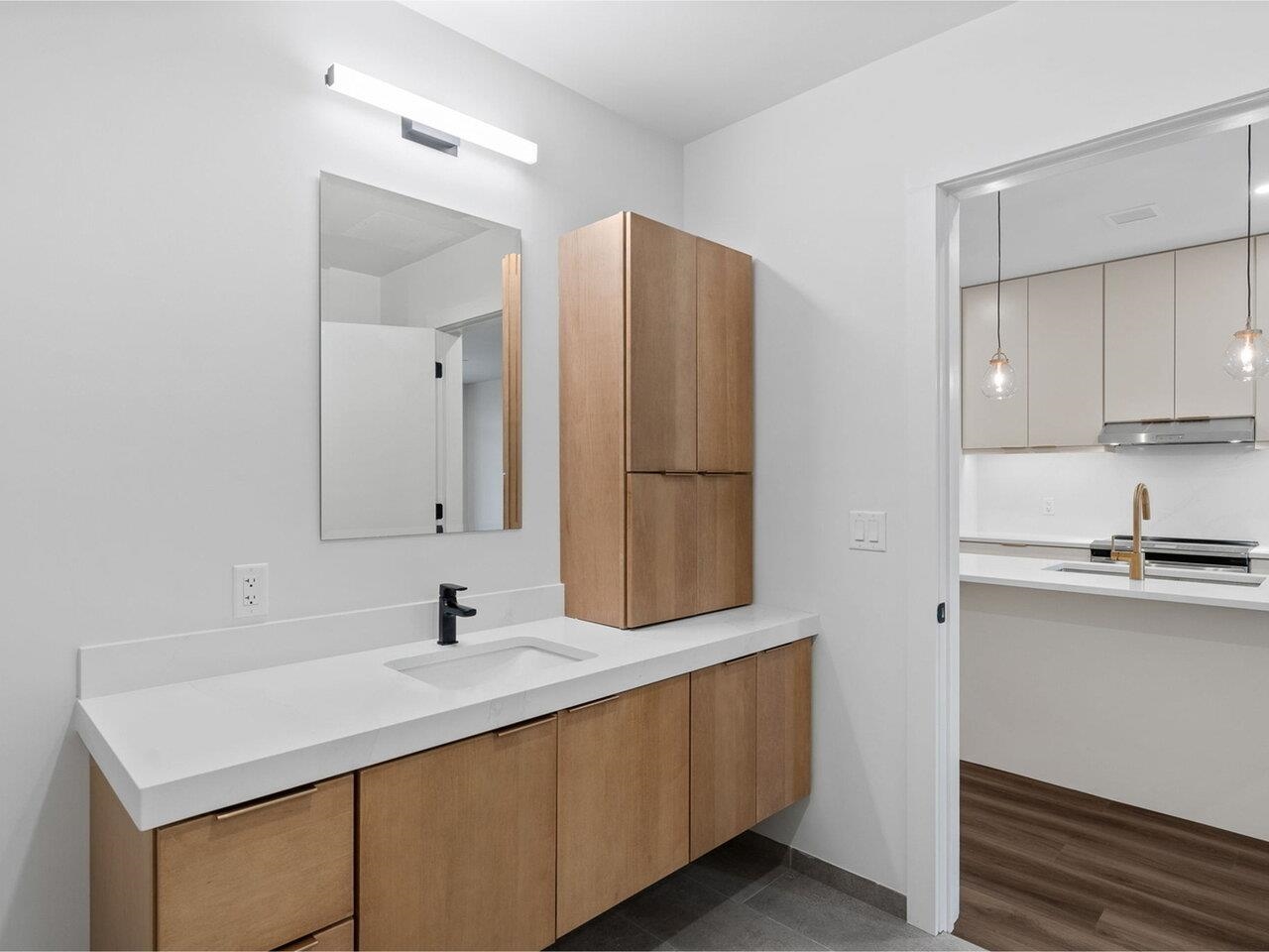 Beautiful floating vanity