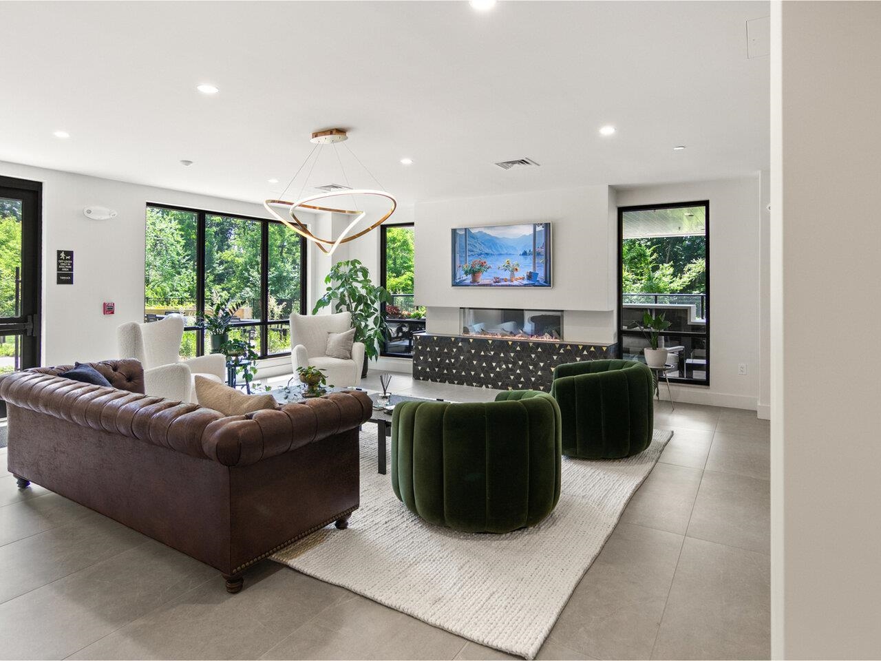 Gorgeous common lounge!