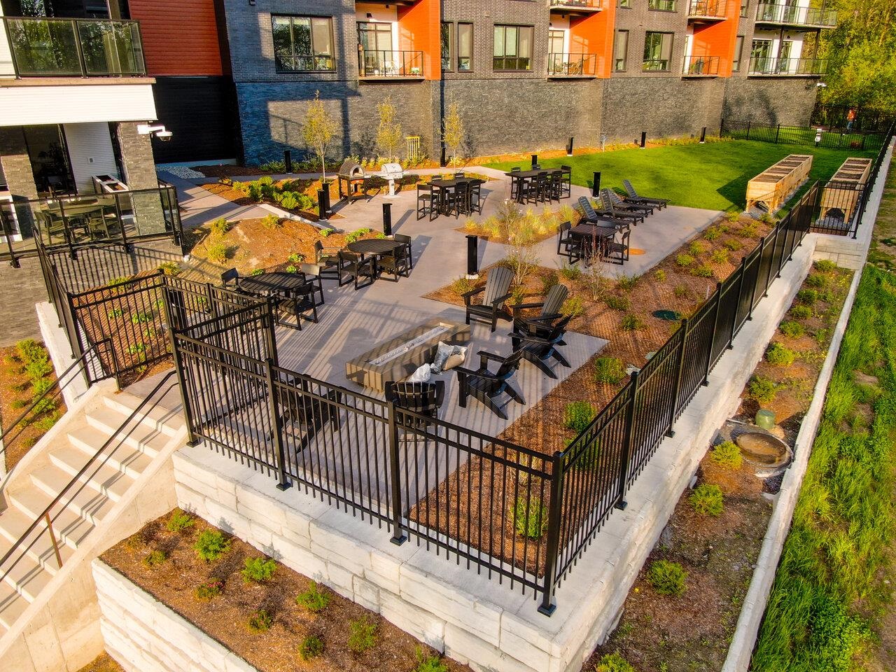 Gather around the fire pit!