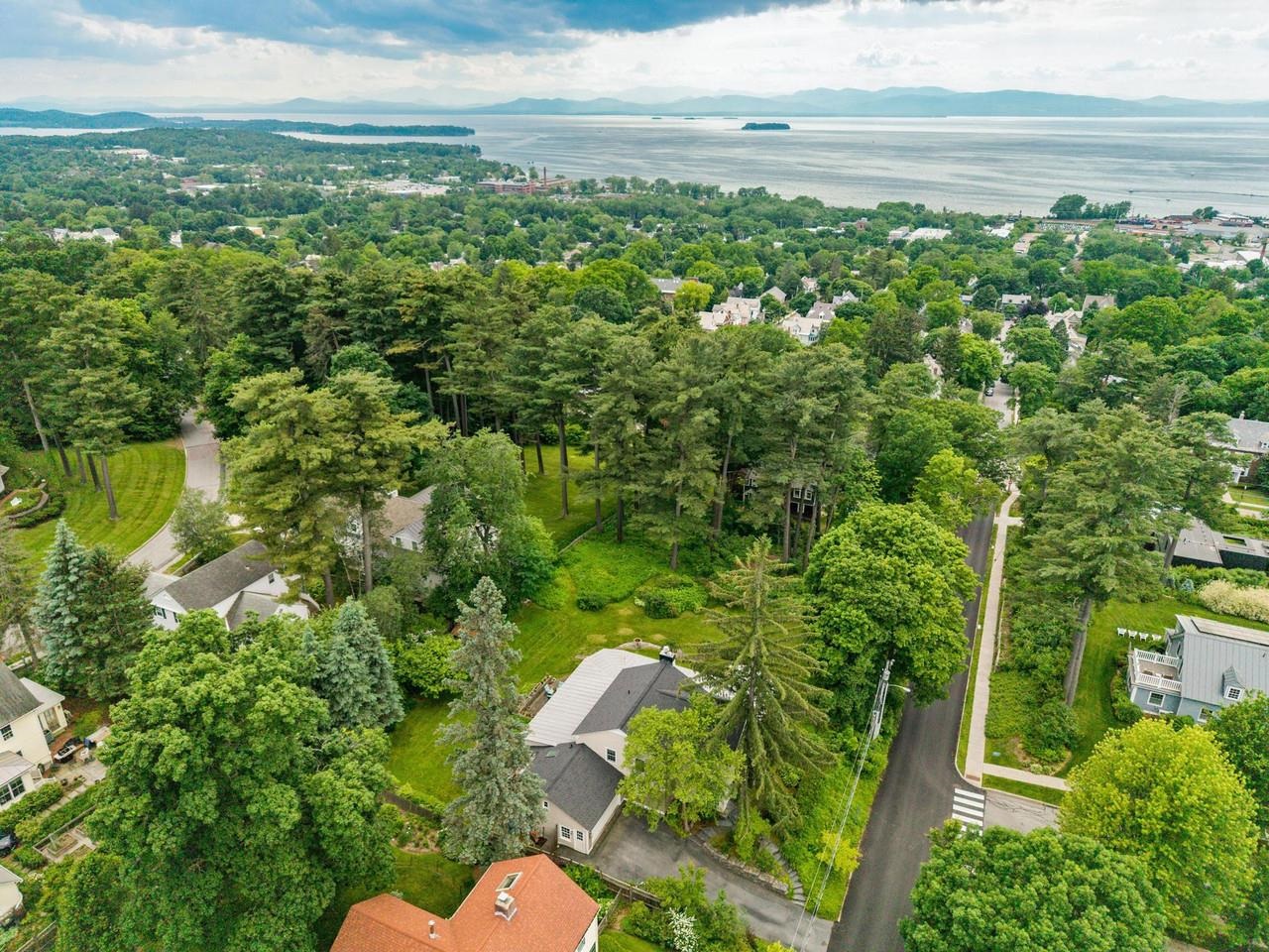 Overlooking the city & lake