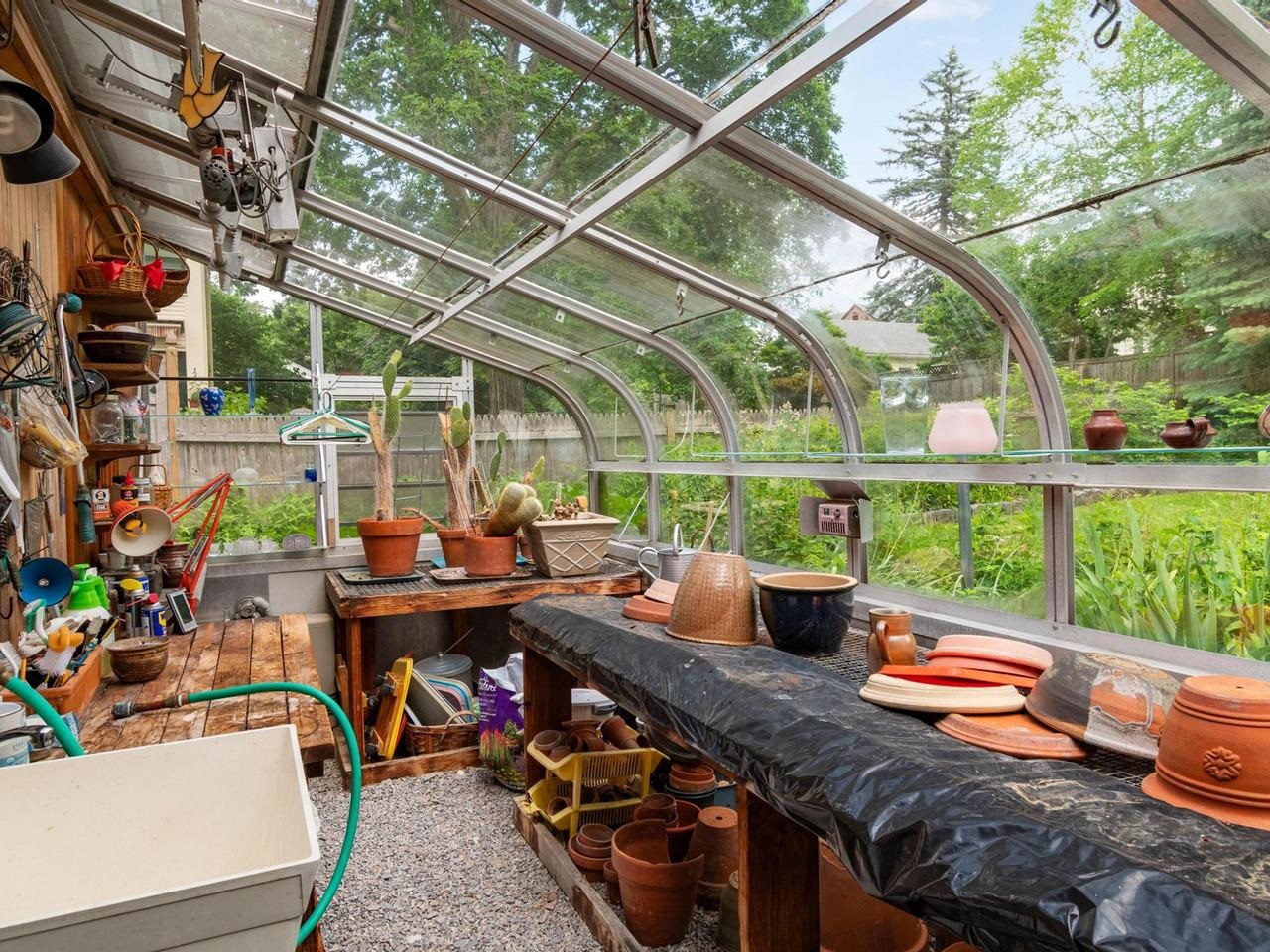 Greenhouse off breakfast nook