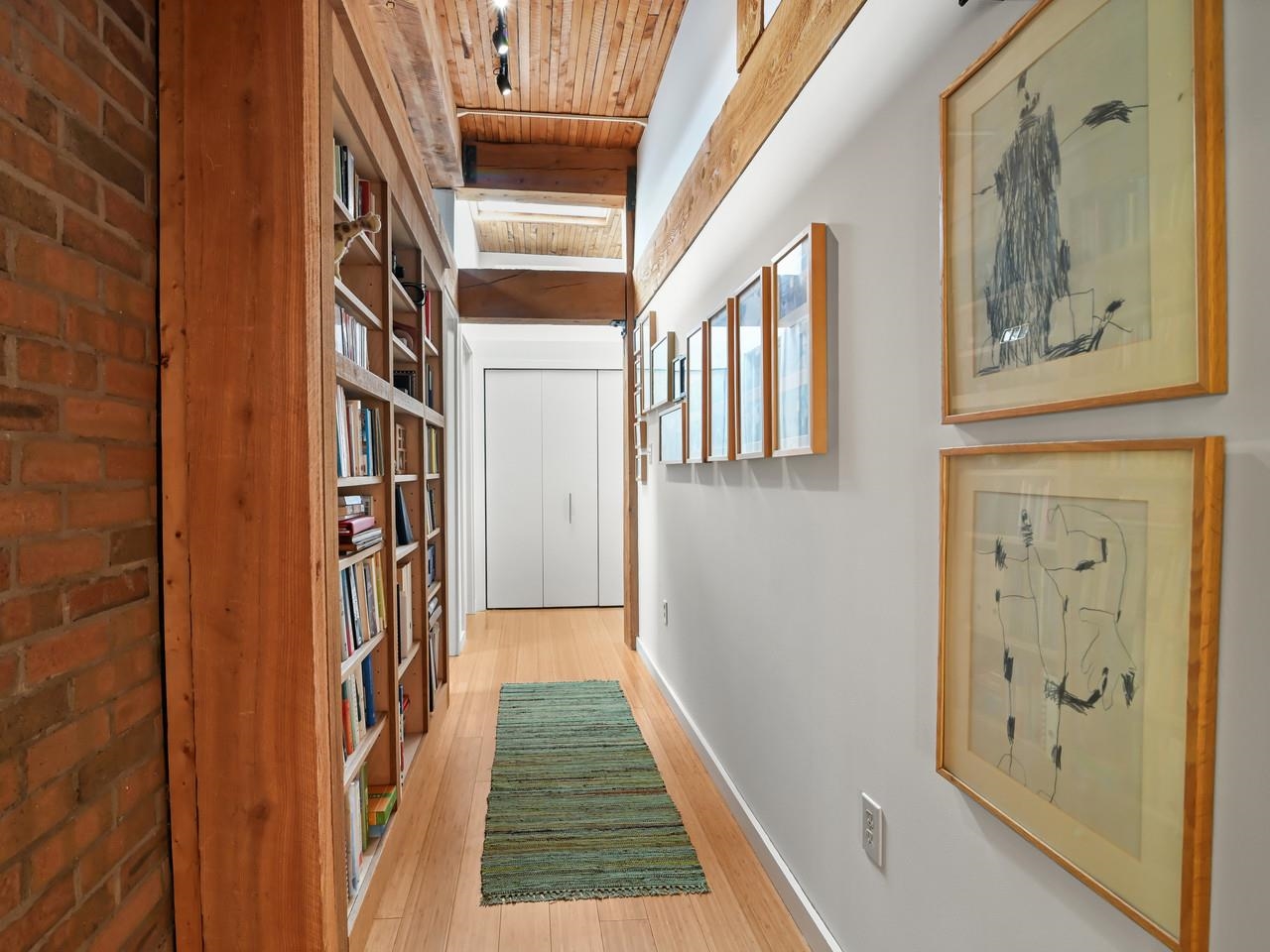 Bookshelf hallway