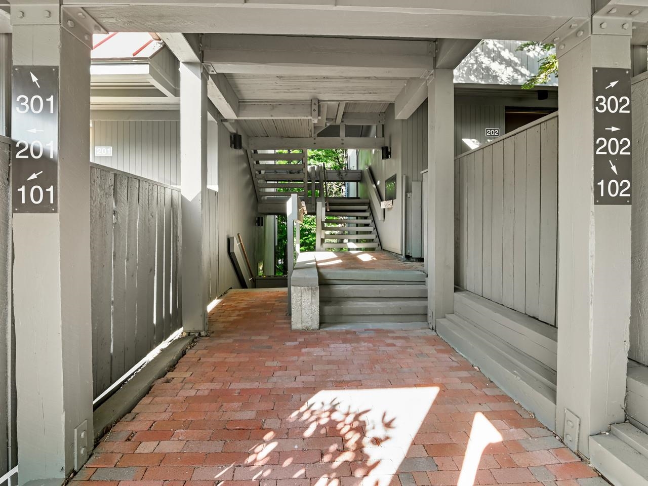 Brick entryway