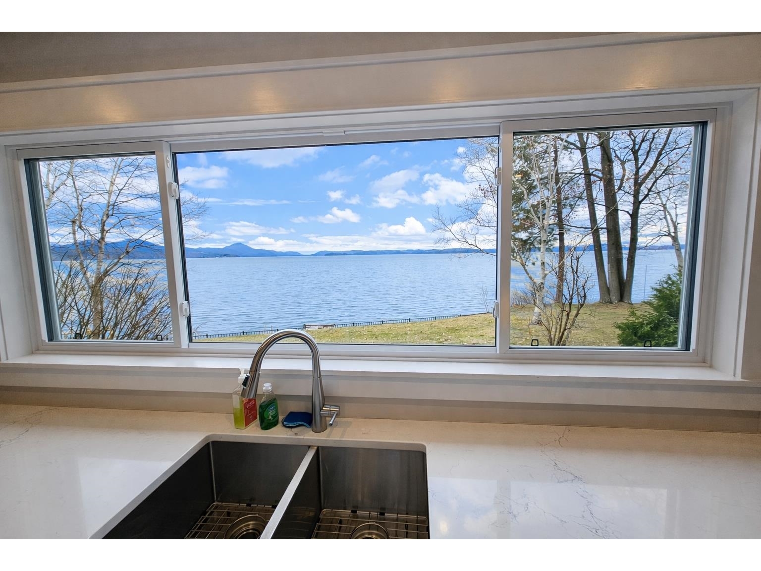 Kitchen Window Lake Views