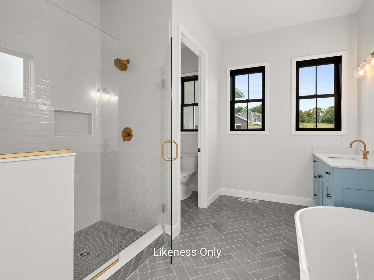 Tiled Walk-in Shower