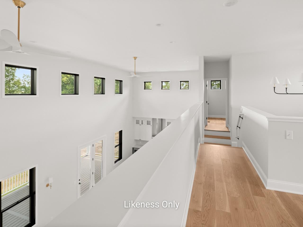 Loft Overlooks Living Space