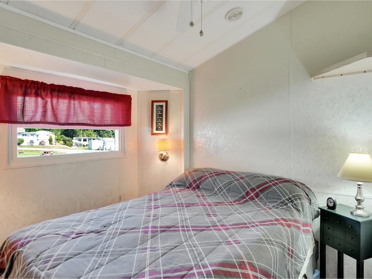 Bedroom has a walk-in closet!