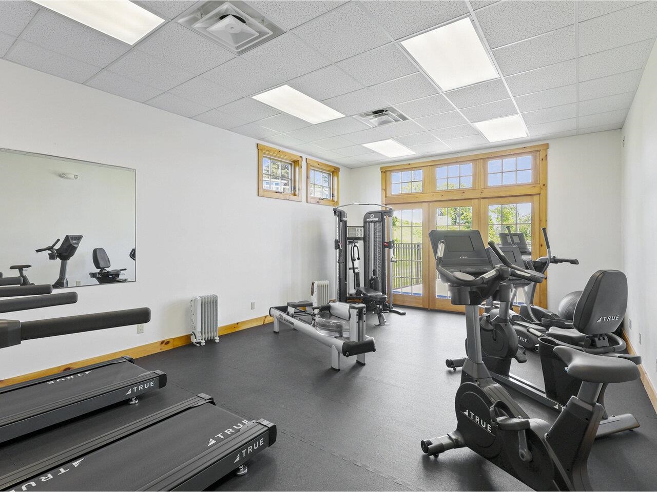 Clubhouse fitness center
