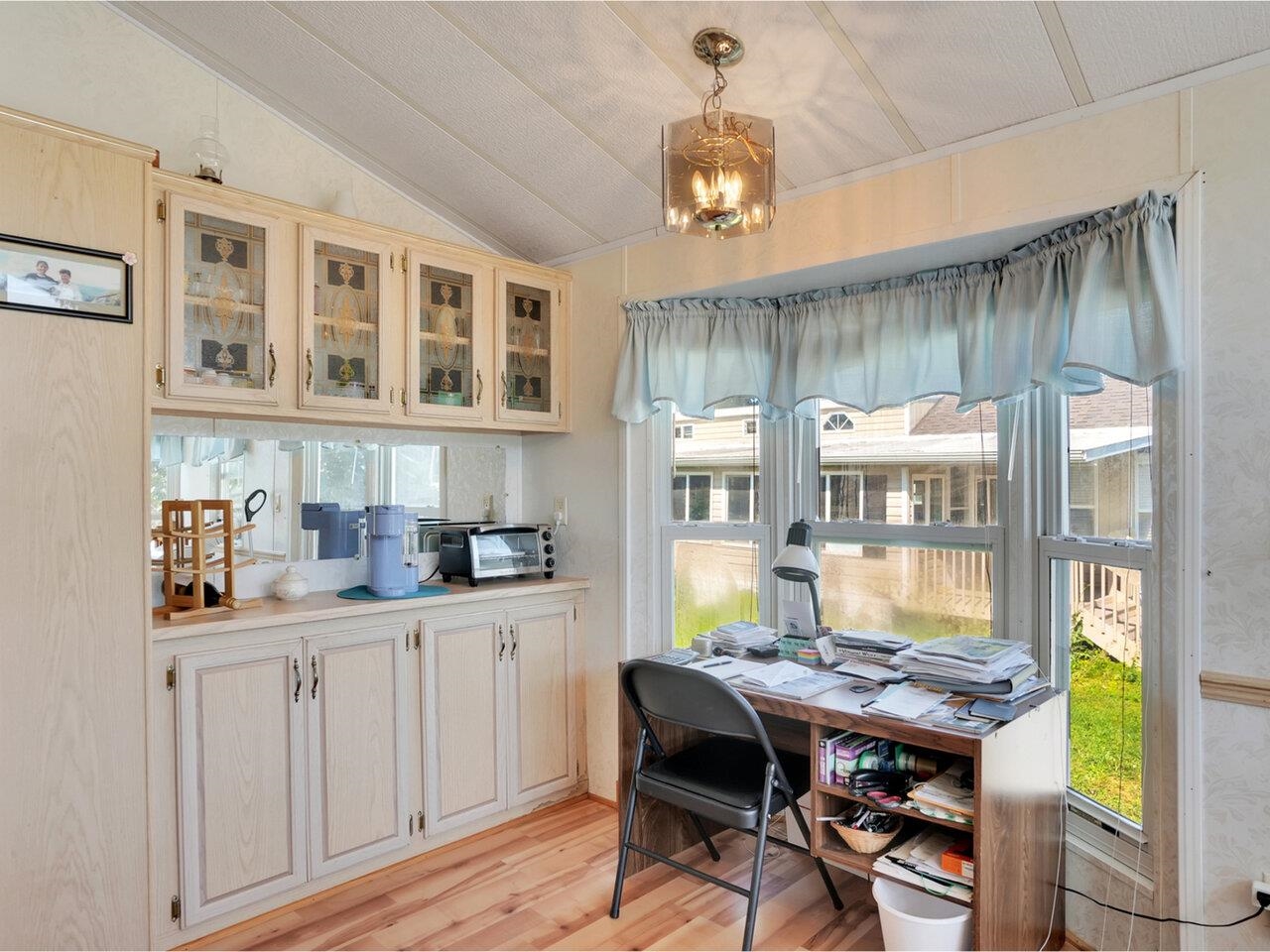 Office/coffee area in kitchen