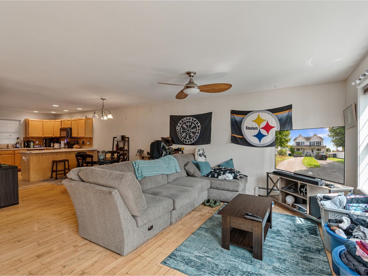 Cozy up in the living room