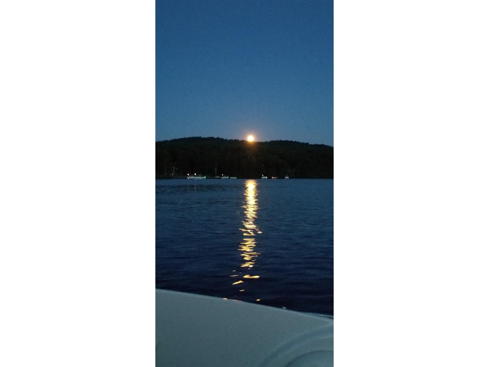 Full Moon Across the Lake