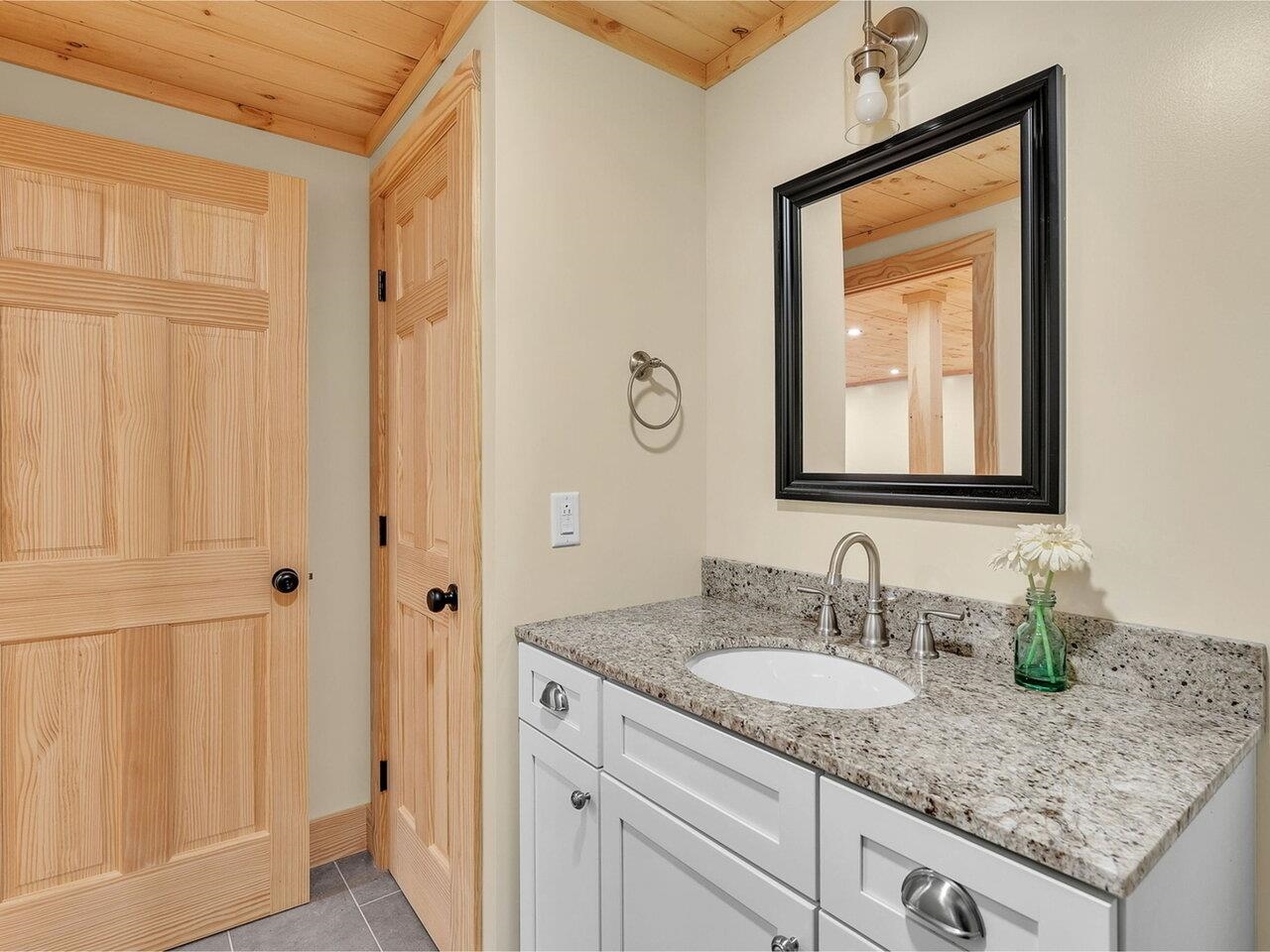 Half bathroom in basement
