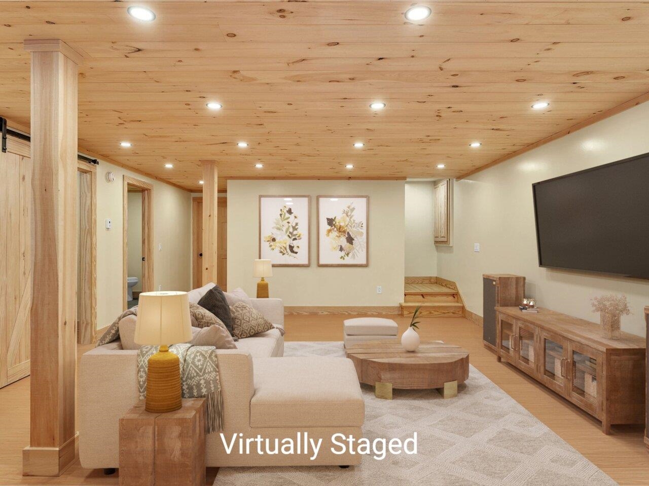 Finished basement