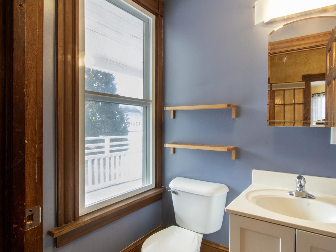 Half Bath on First Floor