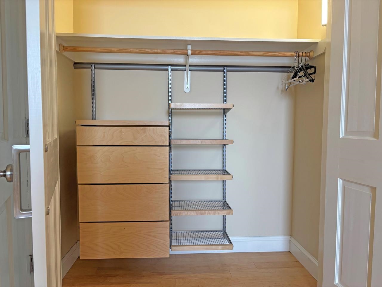 Convenient closet built-ins