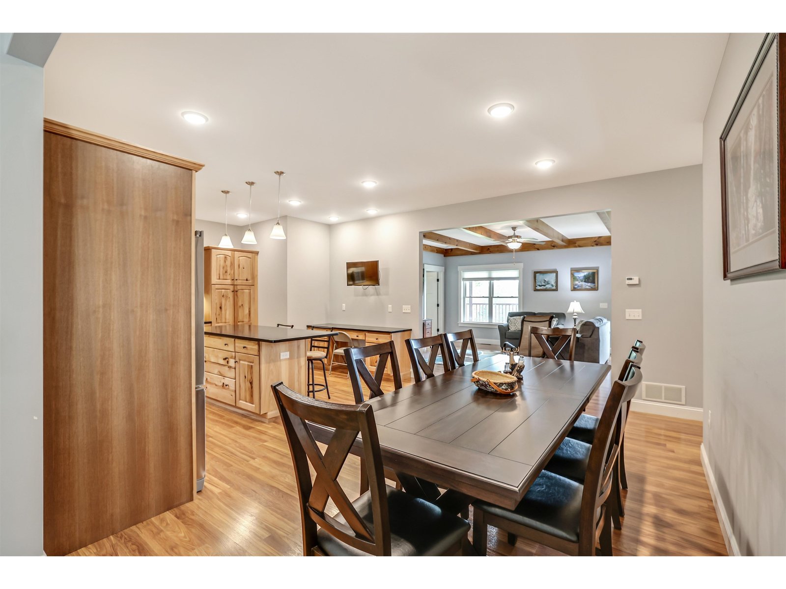 From the Foyer into the Dining Area