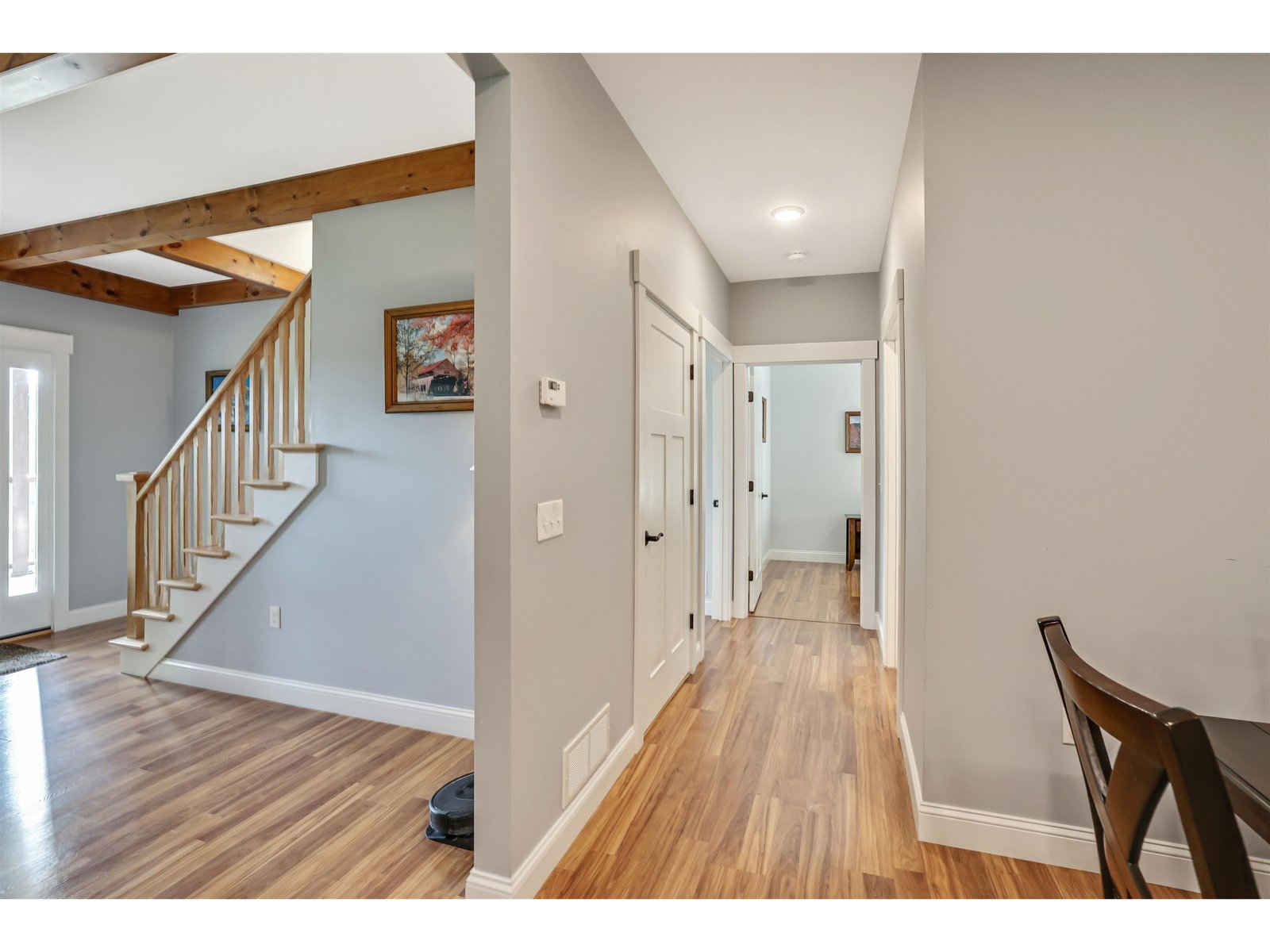 Hallway to 2 Bedrooms and Bath