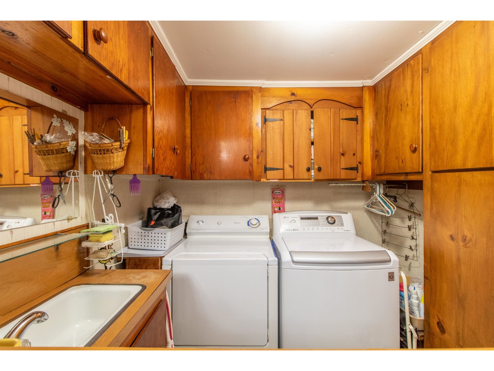 Laundry room in the main house