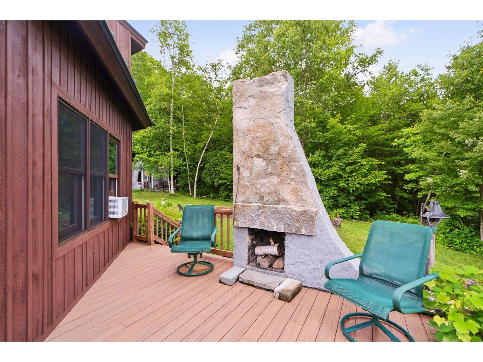 Stone Fireplace
