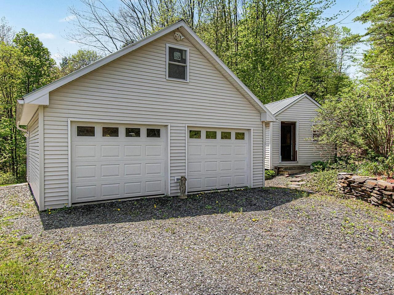 2-car garage w/storage above