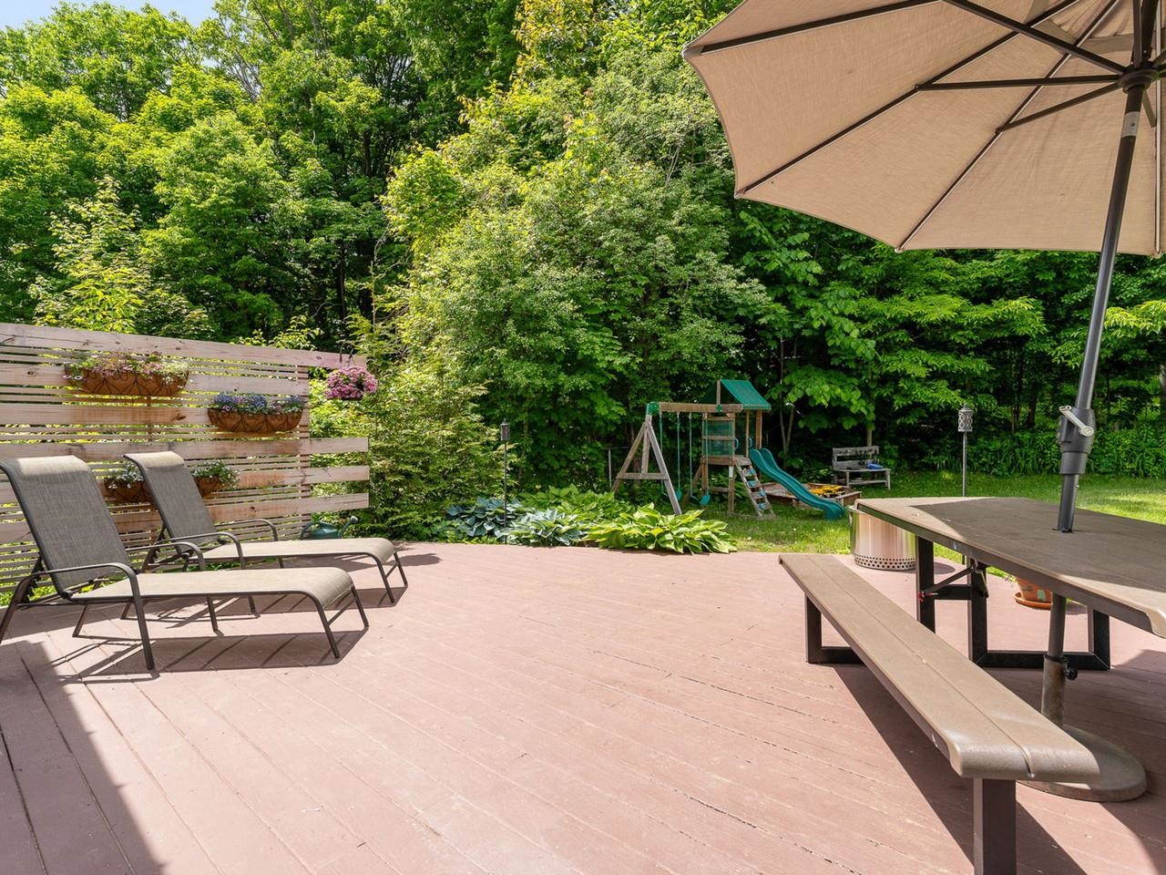 Deck Overlooking Yard