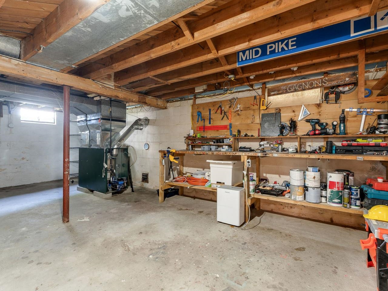 Basement Work Space