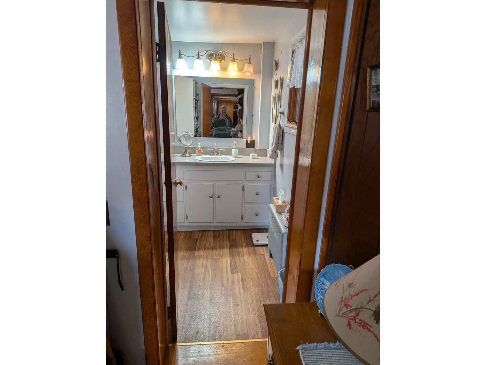 Half bath second level