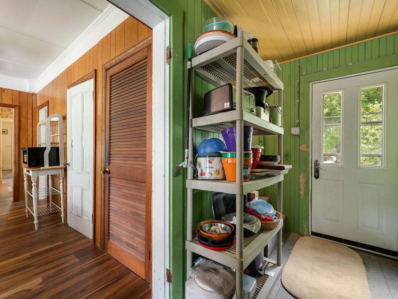 Back hall pantry area
