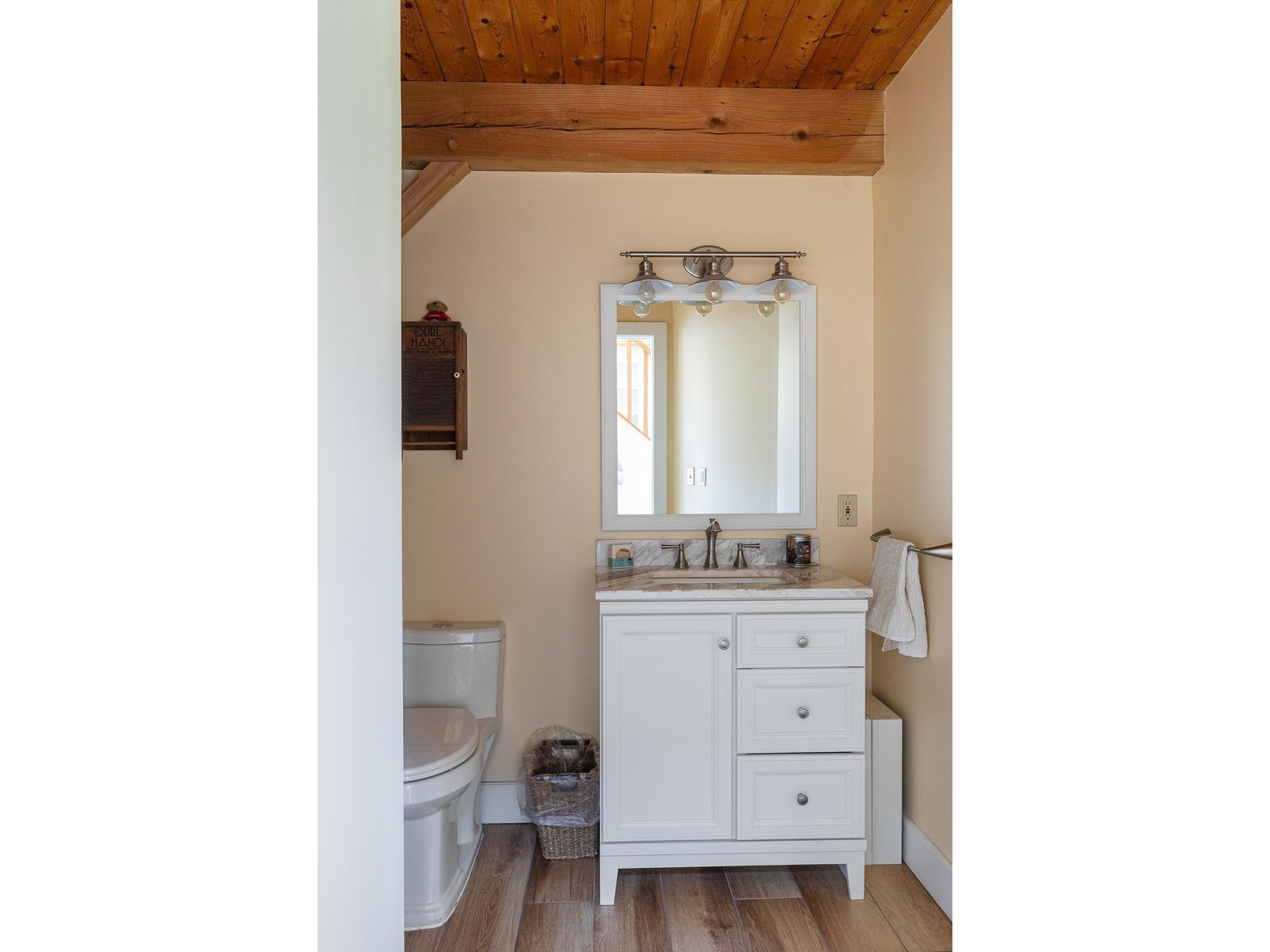 First floor powder room