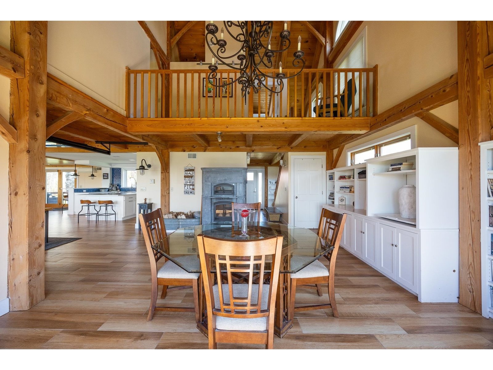 Looking to second floor loft