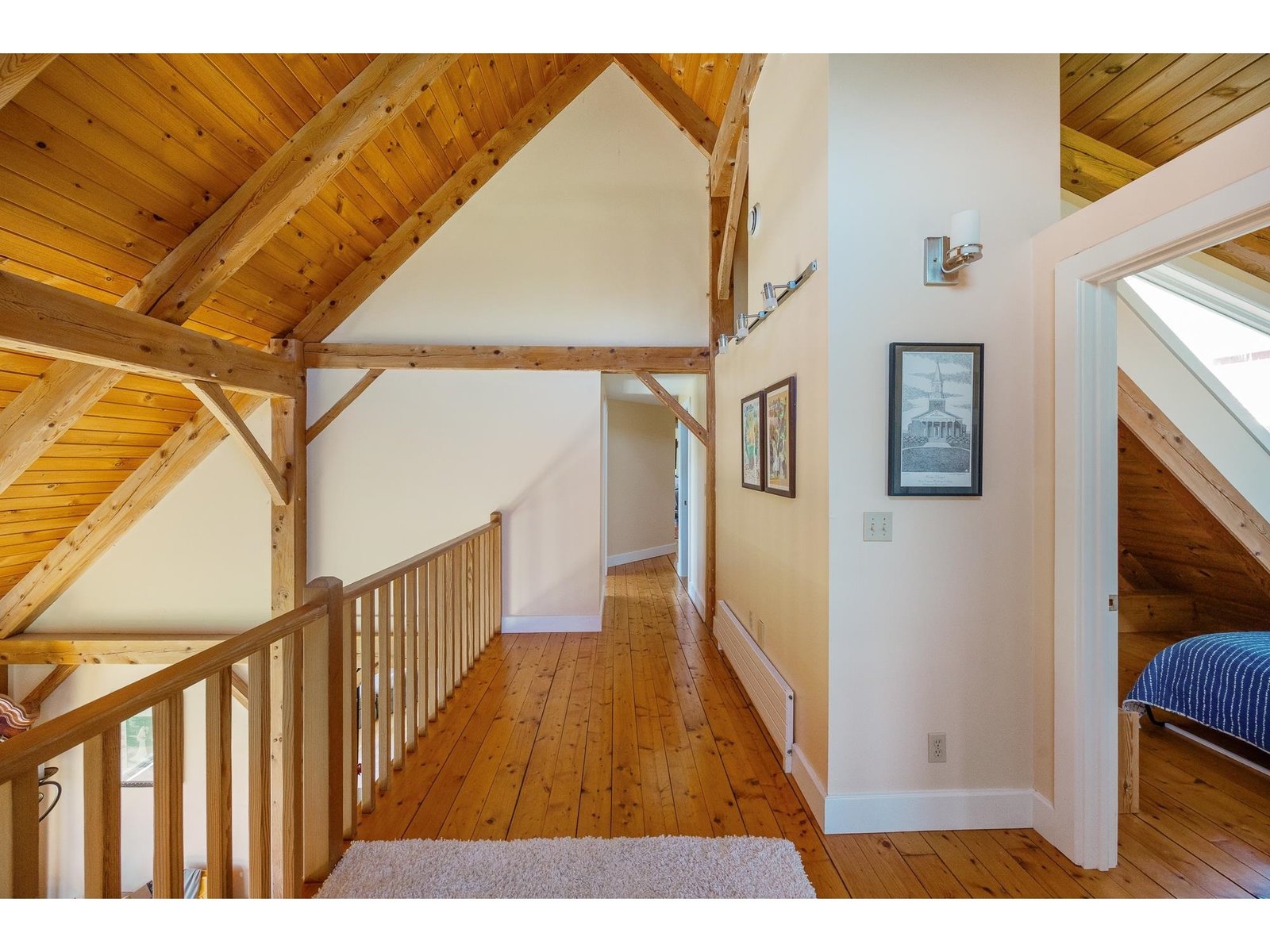 Loft overlooking dining room