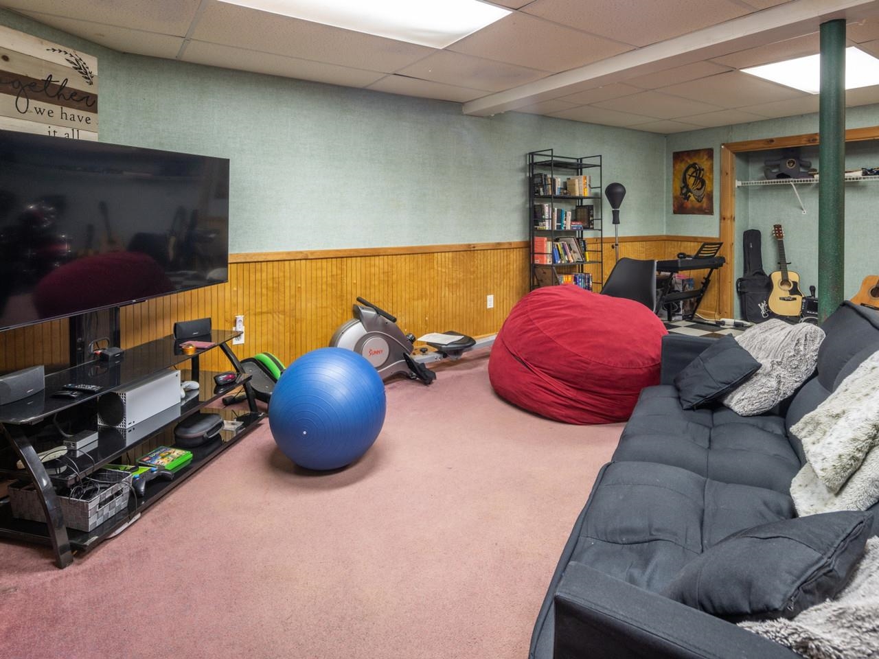 Finished basement