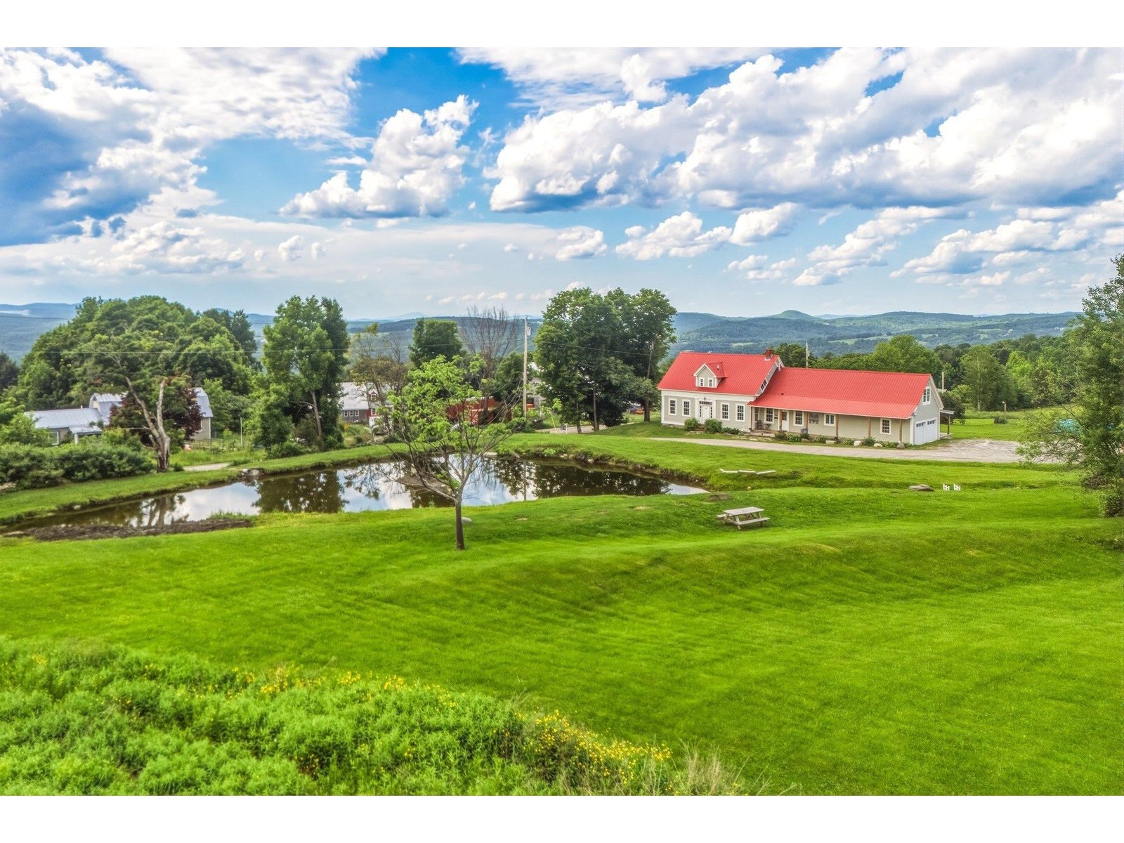 Beautiful pond & views