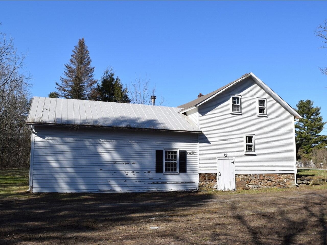 Barn attached to house