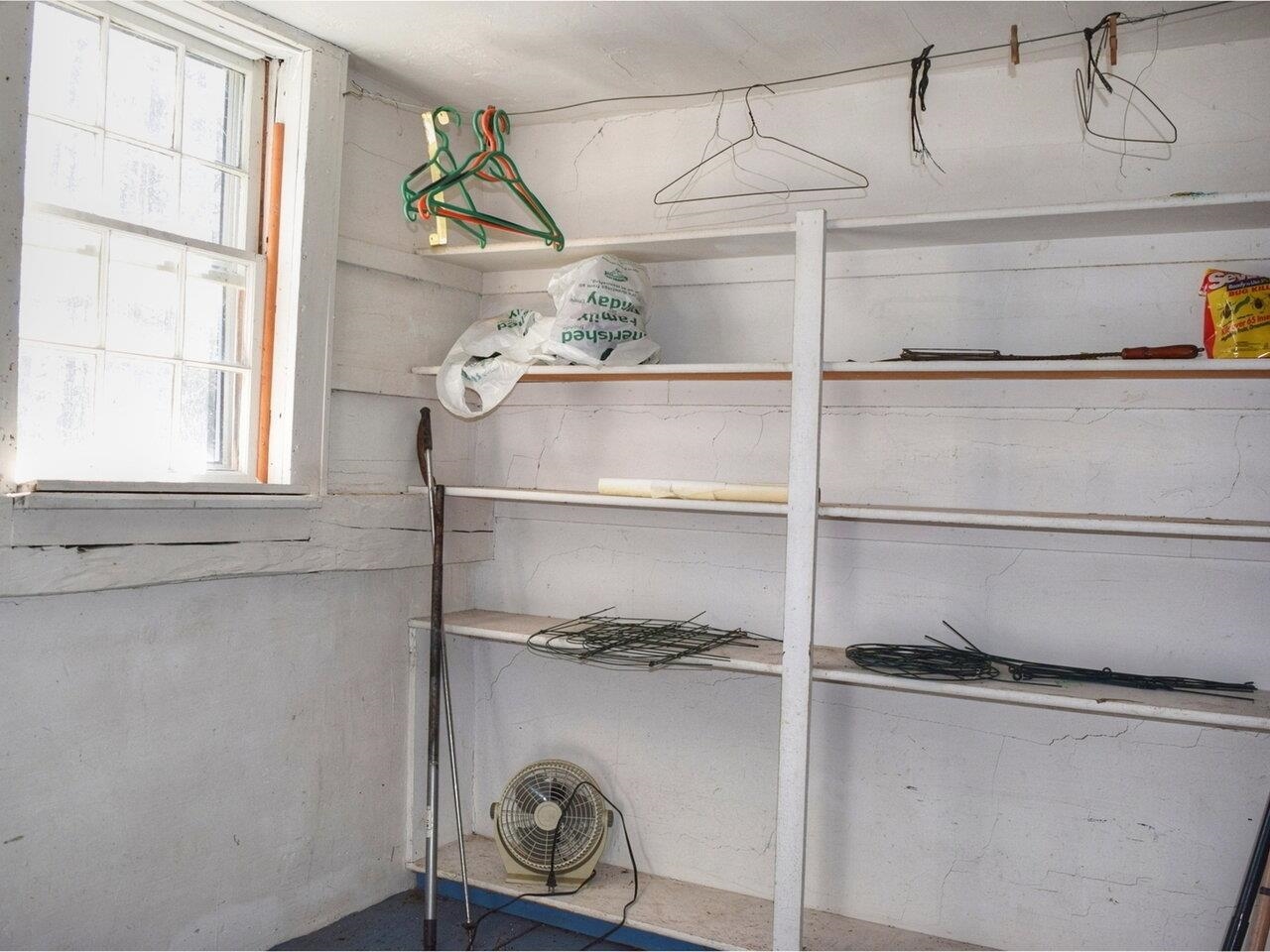 Potting shed in barn
