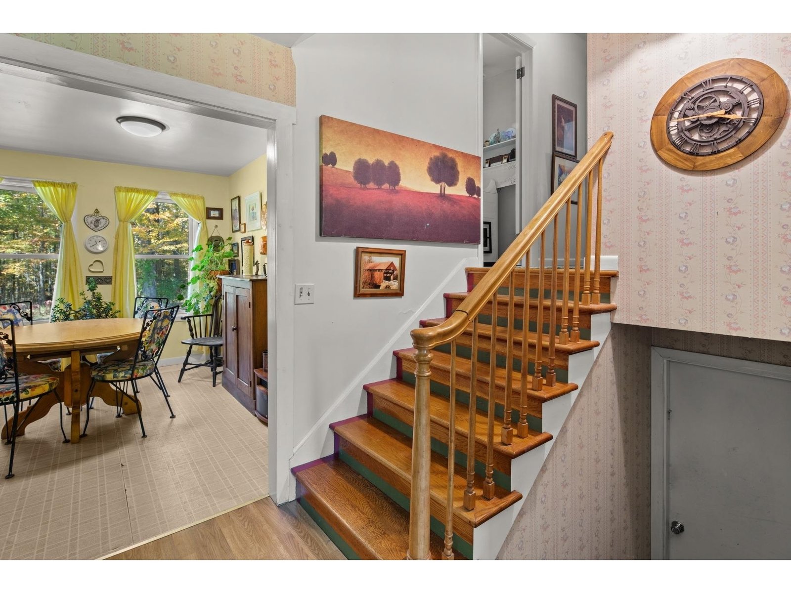 Stairs to upper level