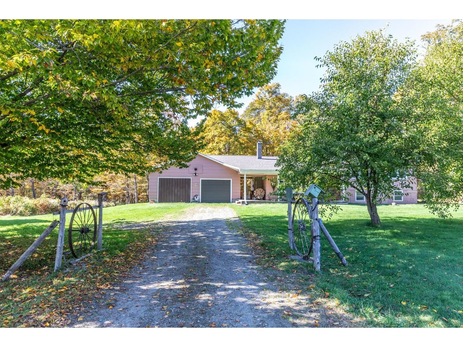 Driveway to home