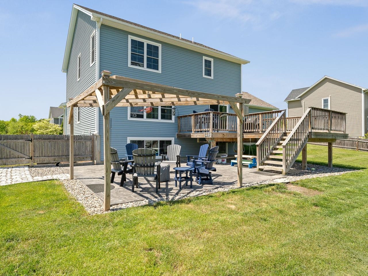 Backyard patio