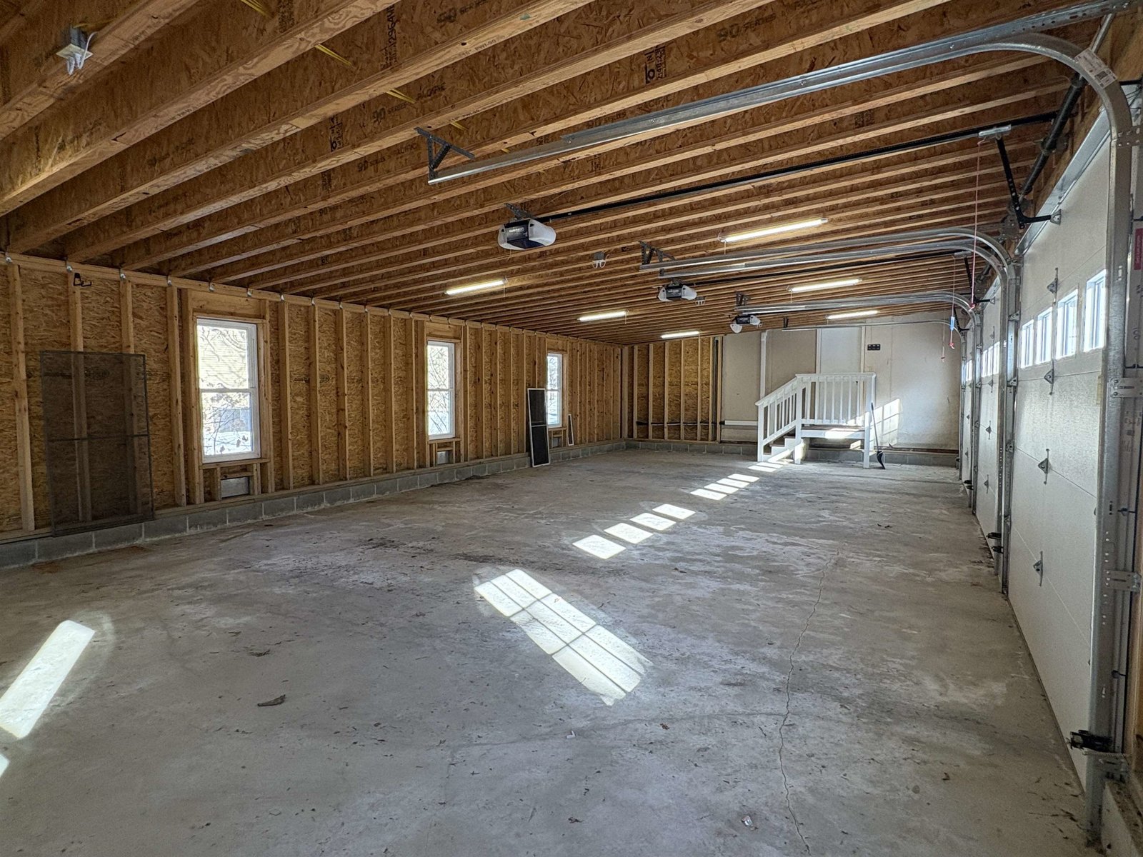 Attached Garage with Direct Entry to Office