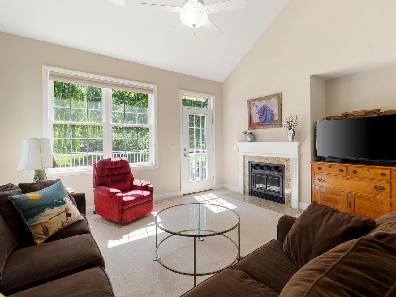 Vaulted living area