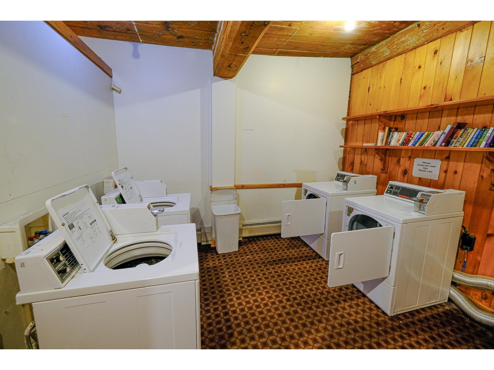 Coin Laundry in basement of the building