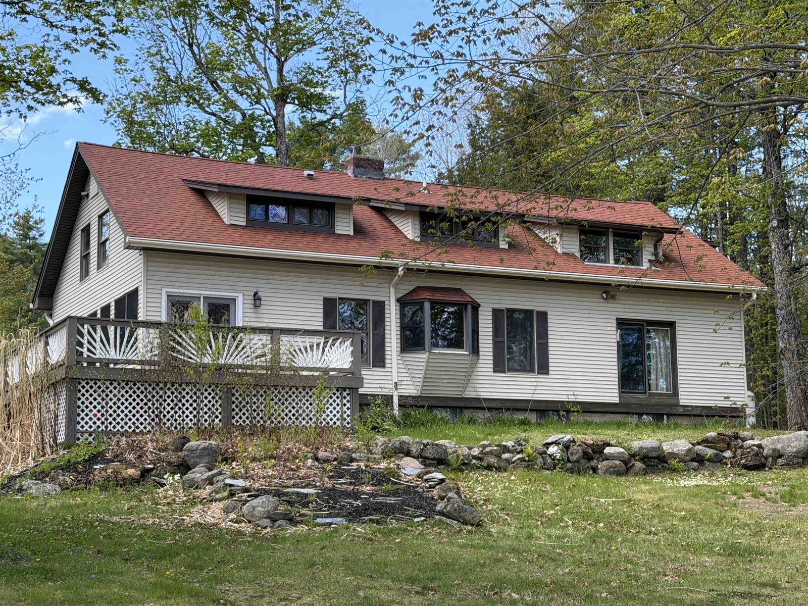 Closeup front of house