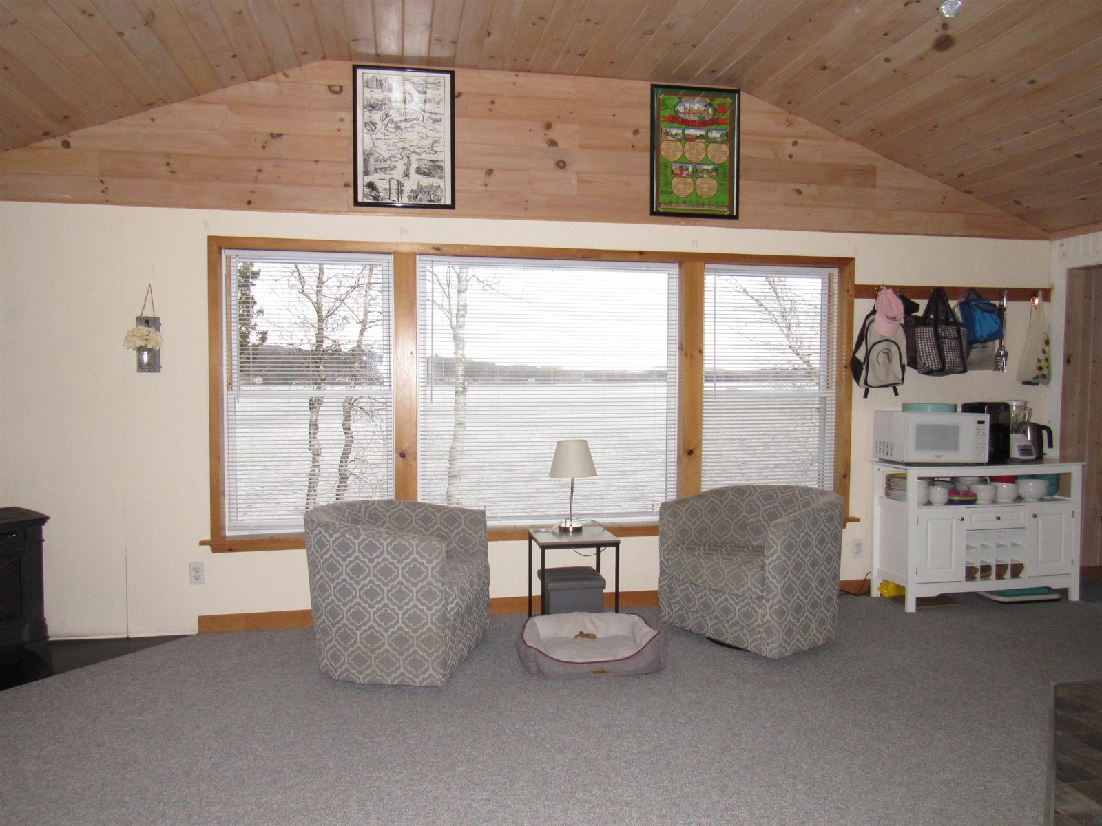 Large Window of Lake Views