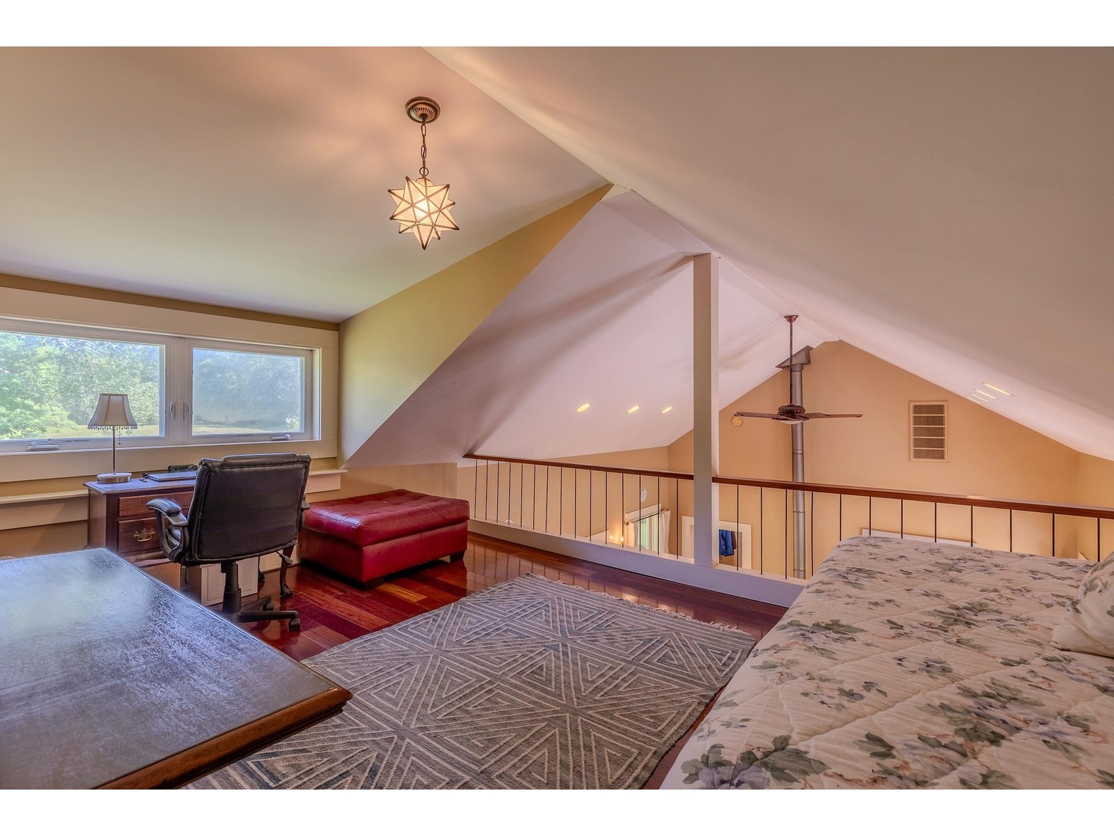 Loft overlooking family room