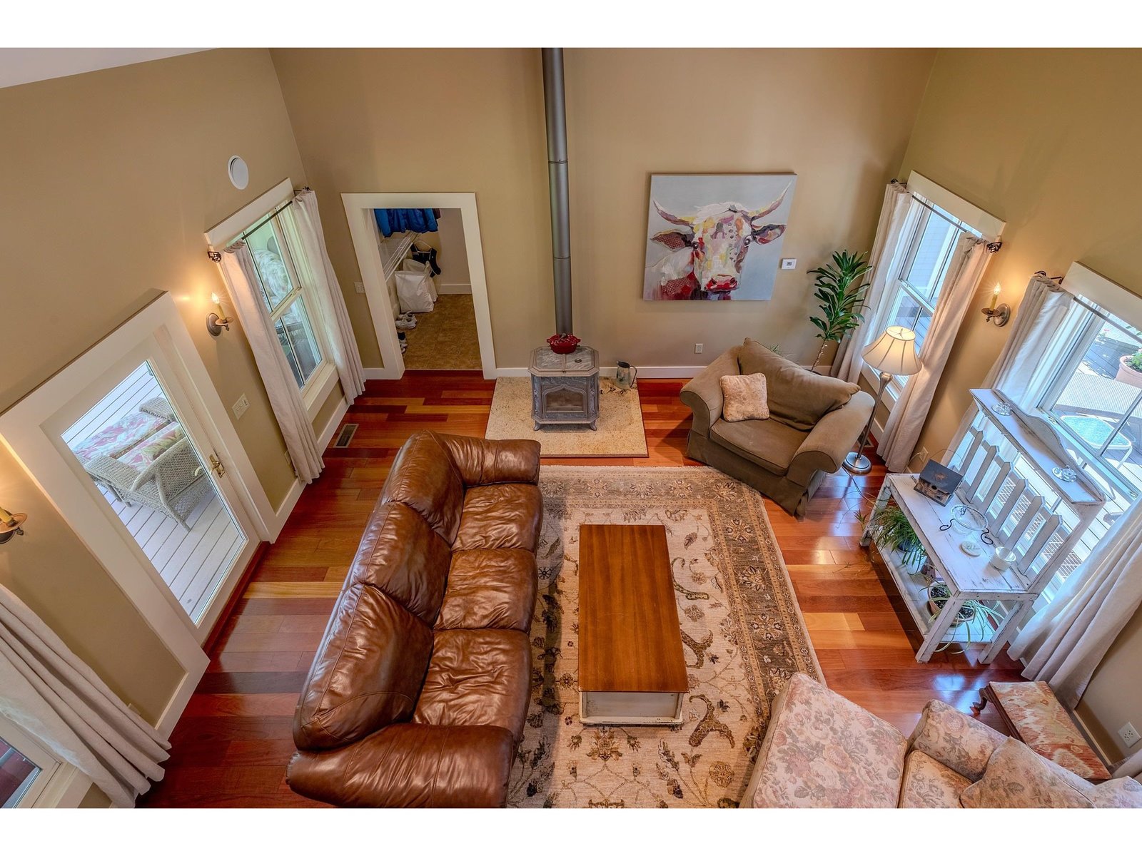View of family room