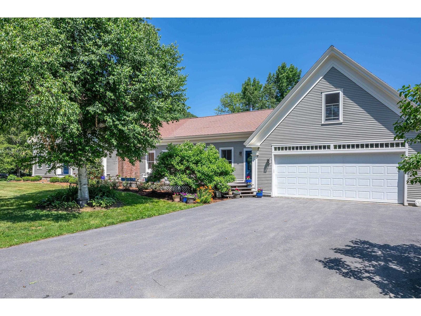 Paved driveway
