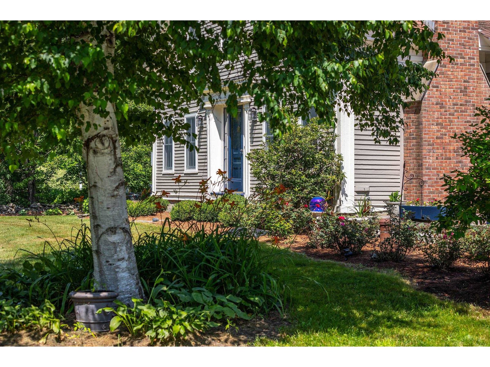 Established perennial gardens