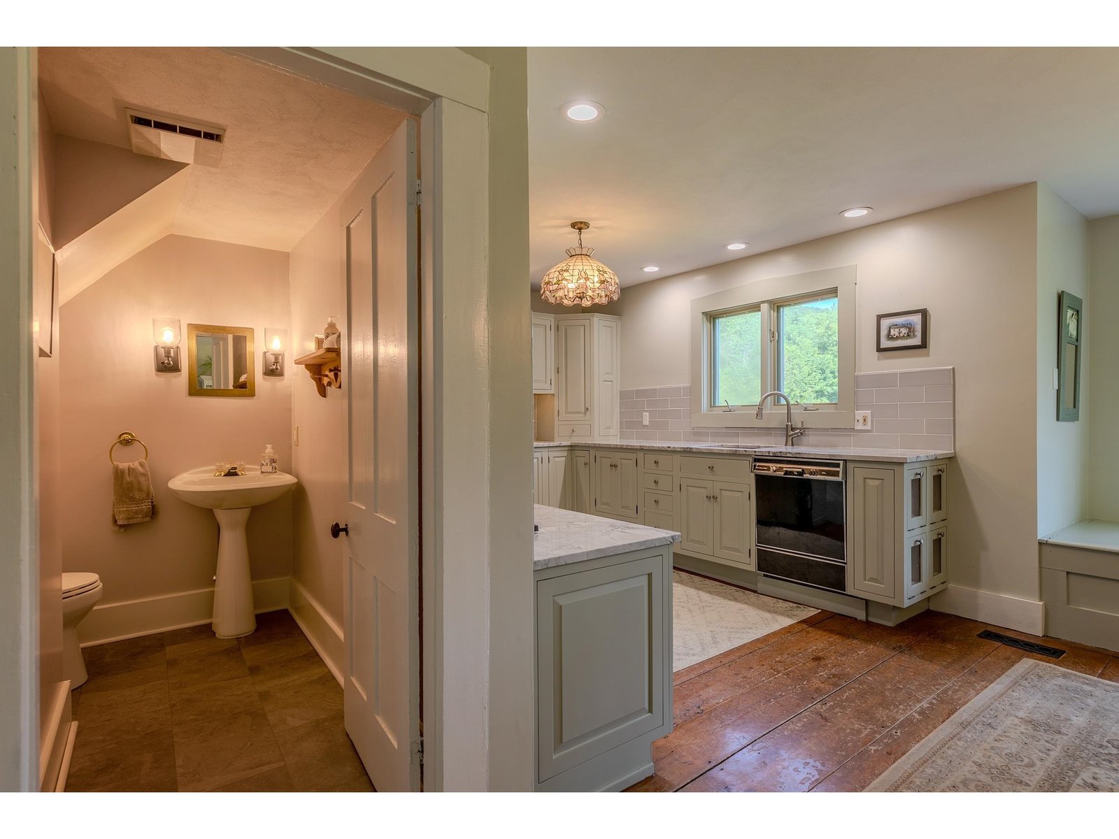 1/2 bath on main level