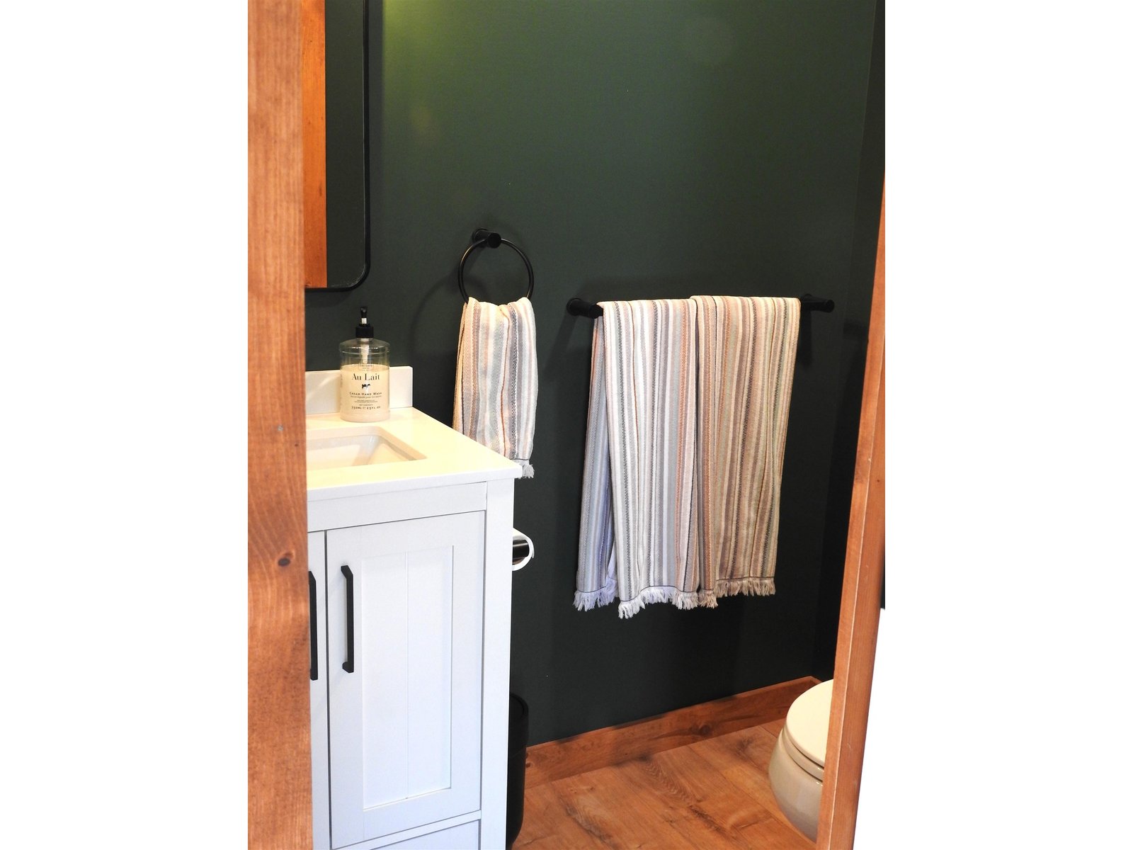 Primary bedroom with large walk in closet on right